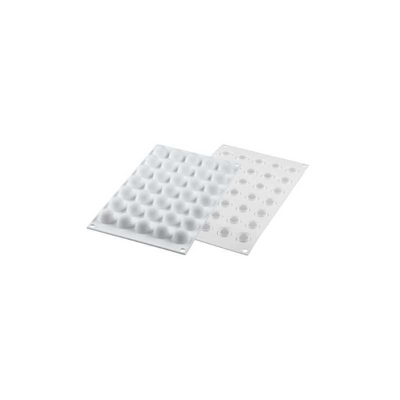 PLAQUE SILICONE 300X175 - 35 micro truffes Ø 22xht20 mm - 5ml