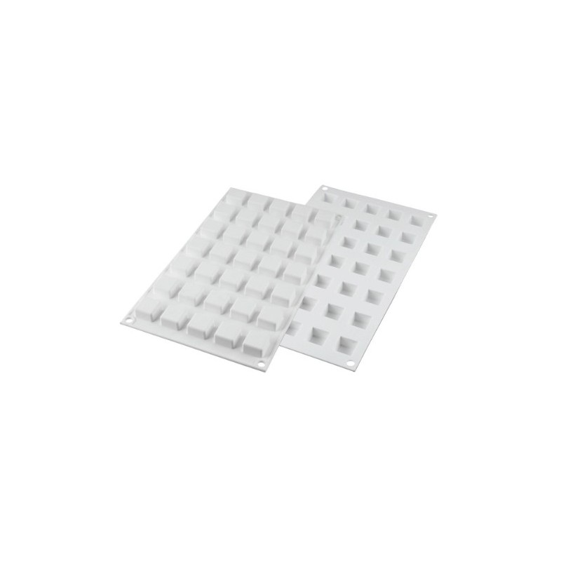 PLAQUE SILICONE 300X175 - 35 micro carrés 21x21xht13 mm - 5ml