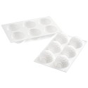 PLAQUE SILICONE 300X175 - 6 igloos 75x70xht42 mm - 115ml