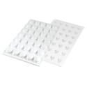 PLAQUE SILICONE 300X175 - 35 micro cœurs bombés 26x25xht13 mm - 5ml