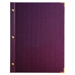PROTÈGE-MENU 240x315 mm Linéa bordeaux sans marquage