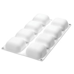 PLAQUE SILICONE CARRES BOMBES