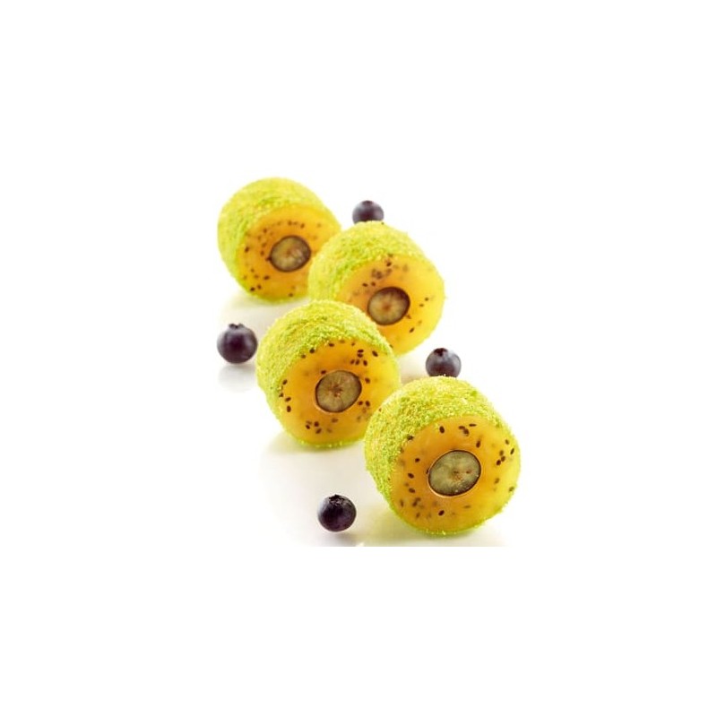 PLAQUE SILICONE 300X175 - 15 sushis rolls Ø 40xht25 mm - 29ml