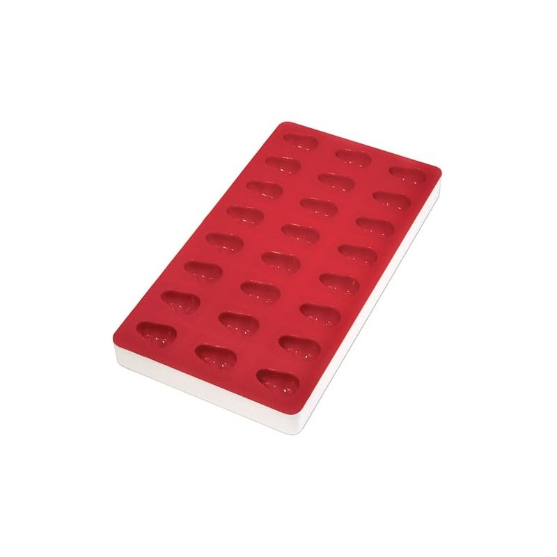 PLAQUE SILICONE 180X335 - Pâte de fruit poire 40x26xht15 mm - 10ml