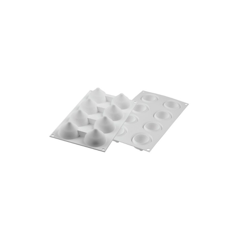 PLAQUE SILICONE 300X175 - 8 gouttes Ø 54xht175 mm - 55ml