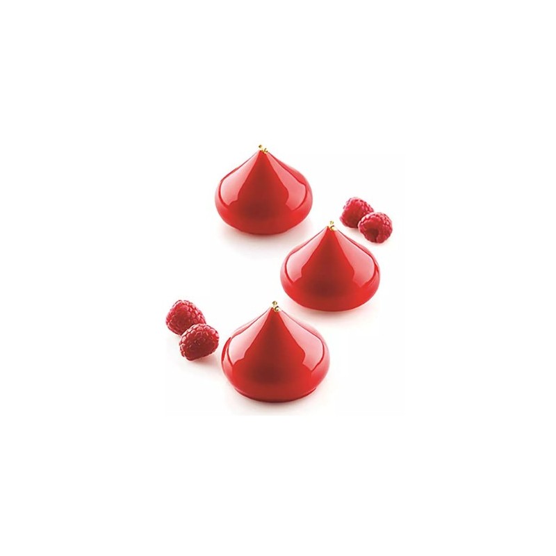 PLAQUE SILICONE 300X175 - 8 gouttes Ø 54xht175 mm - 55ml