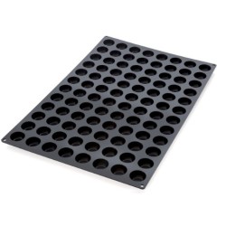 PLAQUE SILICONE 600X400 - 96 pomponnettes Ø 36xht17 mm - 15ml