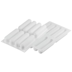 PLAQUE SILICONE 300X175 - 8 éclairs 135x28xht37 mm - 120ml