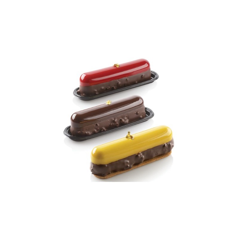 PLAQUE SILICONE 300X175 - 8 éclairs 135x28xht37 mm - 120ml