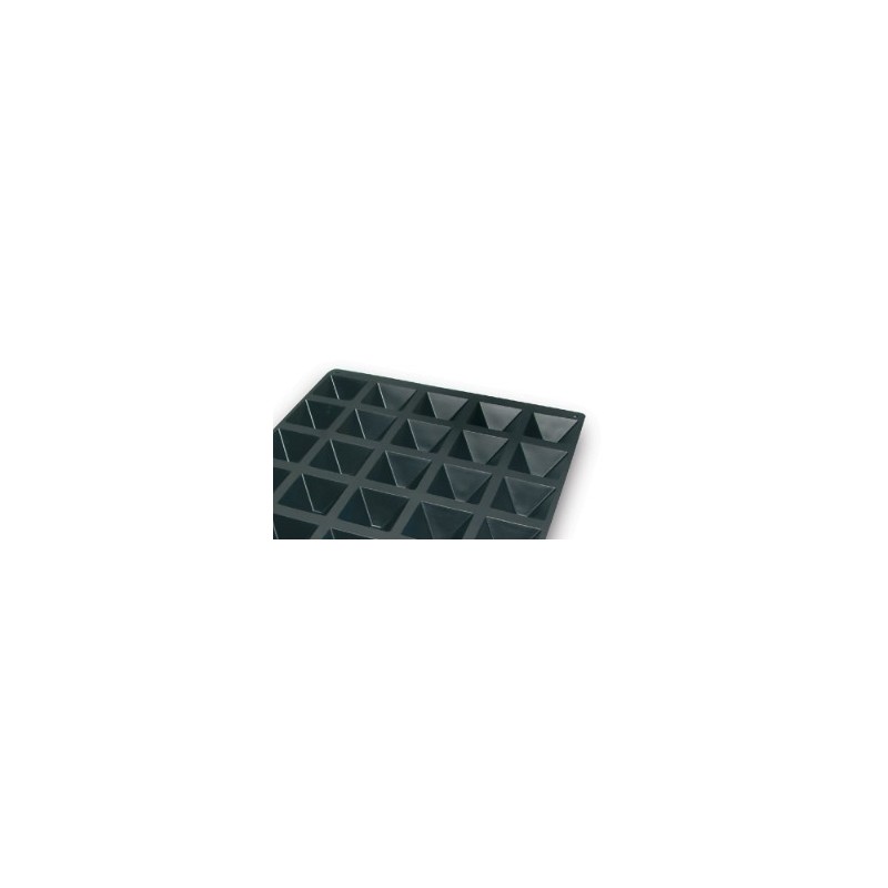 PLAQUE SILICONE 600X400 - 35 pyramides 70x70xht45 mm - 80ml