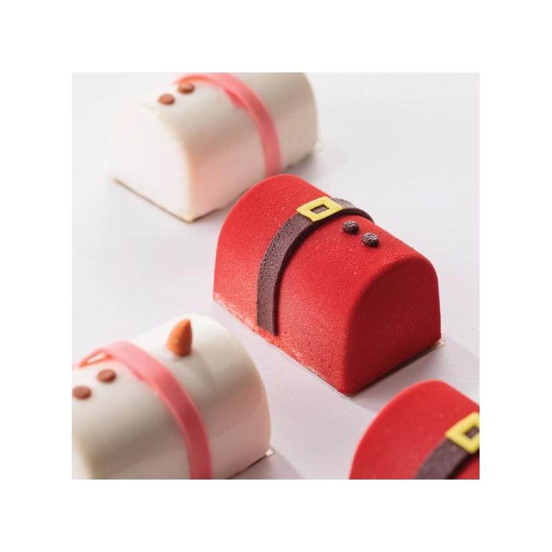 PLAQUE SILICONE 300X175 - 8 buchettes 75x50xht46 mm - 140ml