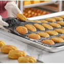 PLAQUE SILICONE 600X400 - 44 madeleines 78x45xht18 mm - 35ml