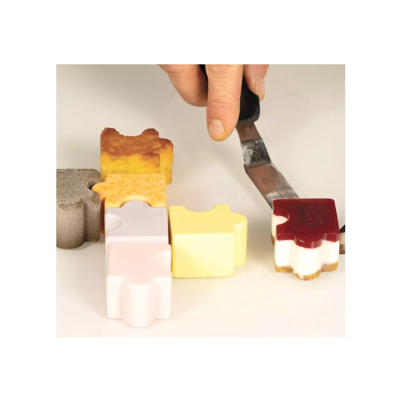 PLAQUE SILICONE 300X175 - 16 puzzles 42x34xht28 mm - 32ml