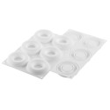 PLAQUE SILICONE 300X175 - 6 savarins promise Ø 85xht20 mm - 65ml
