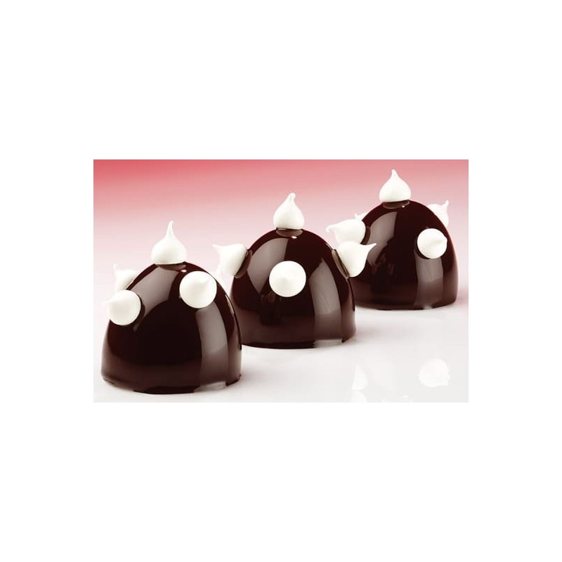 PLAQUE SILICONE 600X400 - 35 coupoles Ø 60xht58 mm - 110ml