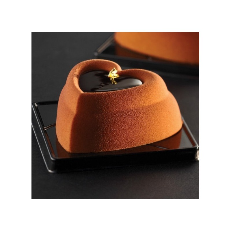 PLAQUE SILICONE 600X400 - 24 cœurs love 78x77xht34 mm - 110ml