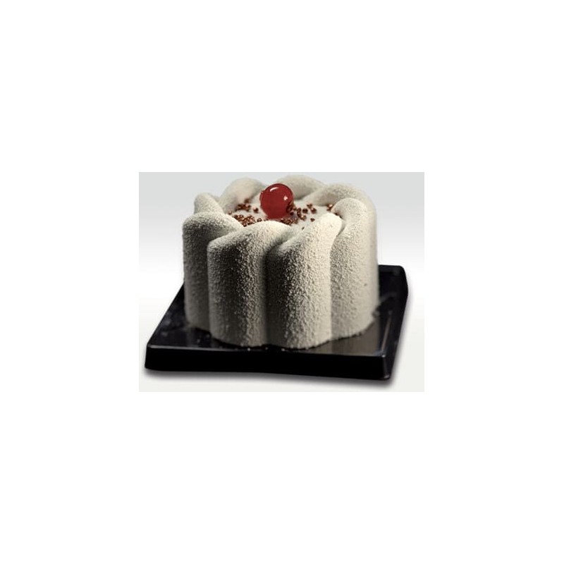 PLAQUE SILICONE 600X400 - 24 torsades Ø 70xht40 mm - 130ml