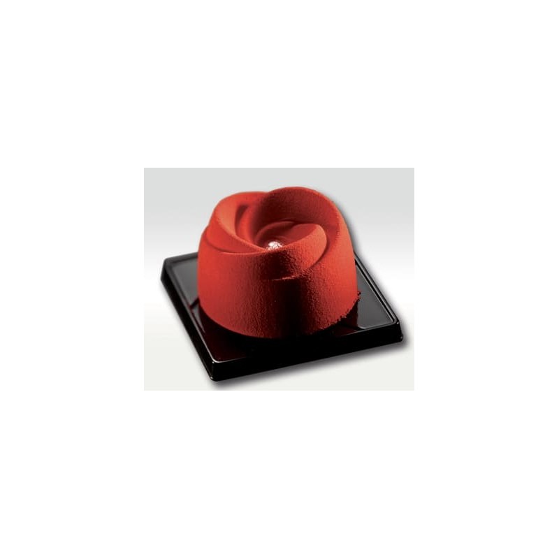 PLAQUE SILICONE 600X400 - 24 boutons de roses Ø 70xht42 mm - 130ml