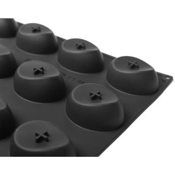 PLAQUE SILICONE 600X400 - 24 vagues 82x62xht35 mm - 130ml