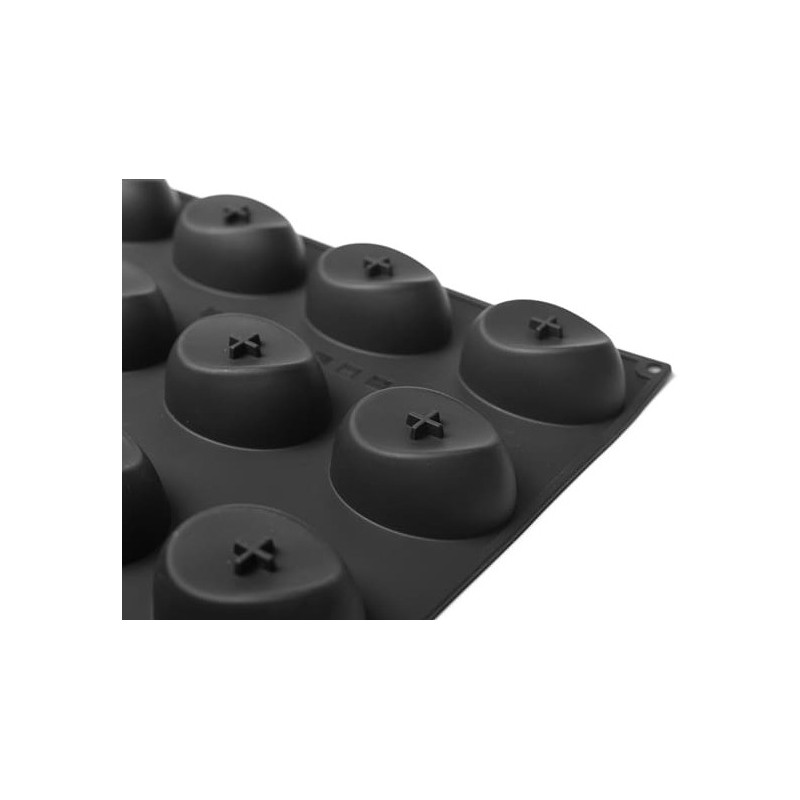 PLAQUE SILICONE 600X400 - 24 vagues 82x62xht35 mm - 130ml