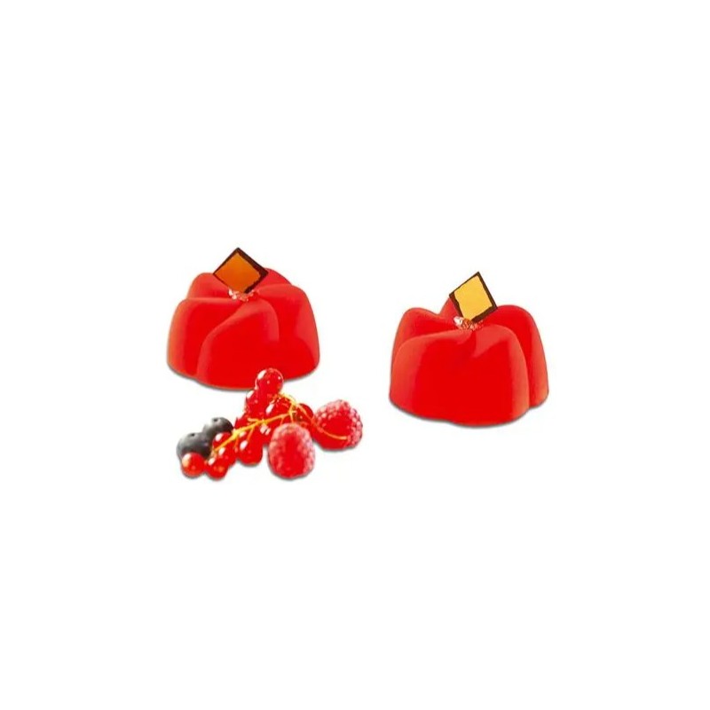 PLAQUE SILICONE 600X400 - 24 vrilles Ø 75xht38 mm - 130ml