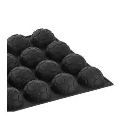 PLAQUE SILICONE 600X400 - 24 1/2 ballons Ø 80xht45 mm - 153ml