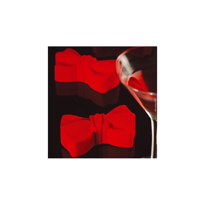 PLAQUE SILICONE 600X400 - 20 nœuds papillon 100x52xht35 mm - 105ml