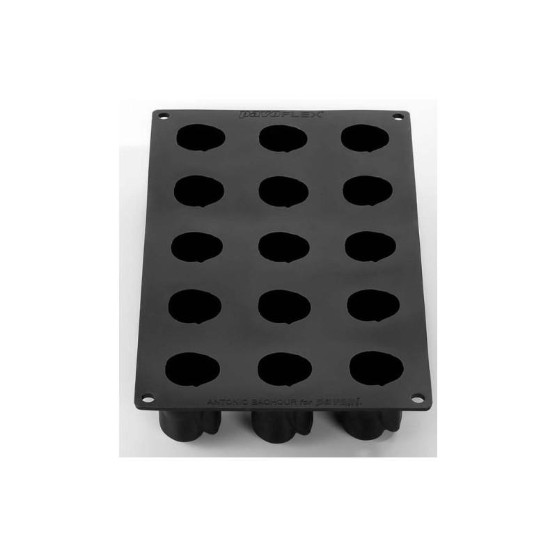 PLAQUE SILICONE 400X300 - 20 boutons de rose 56x54xht61 mm - 106ml