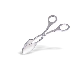 PINCE A GATEAUX INOX - LG 180 MM - PLEINE