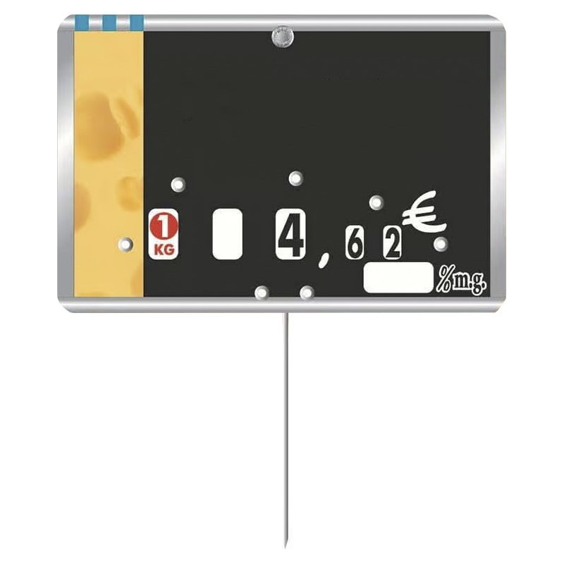 ETIQUETTE CREMERIE METALLIC