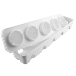 KIT MOULE SILICONE - 5 mûres/framboises diam 65xht67 mm - 110ml