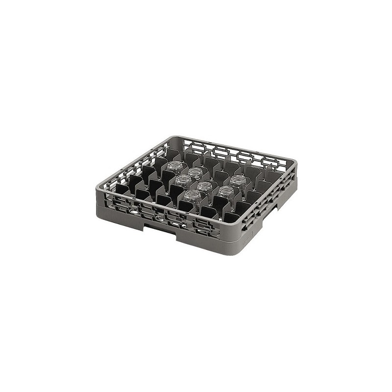 CASIER A VAISSELLE AVEC CLOISON - 36 VERRES INCLINES