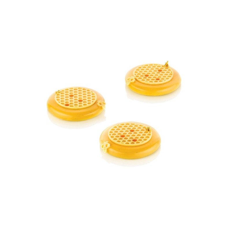 PLAQUE SILICONE DECOR ALVEOLES/ABEILLES