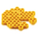 PLAQUE SILICONE 300X175 - 2 décors miel Ø 140xht10 mm - 80ml