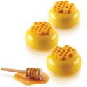 PLAQUE SILICONE 300X175 - 15 décors miel Ø 45xht8 mm - 8ml