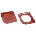 KIT MOULE SILICONE - Feuille noisetier 82x75 mm