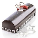 MOULE SILICONE - 1 bûche seule 250x90xht70 mm - 1300ml