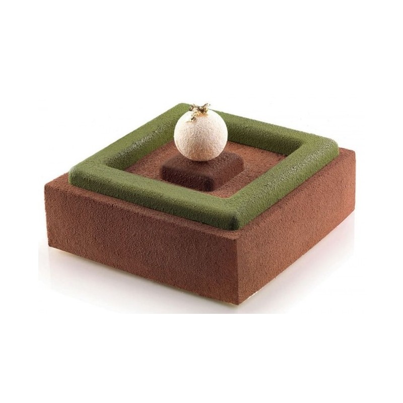 MOULE INSERT SILICONE - Carré double face Ø de 40 à 260xht20 mm