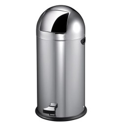 POUBELLE PUSH INOX 52 L