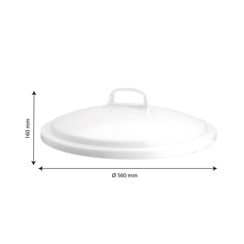 COUVERCLE POUR POUBELLE PLASTIQUE