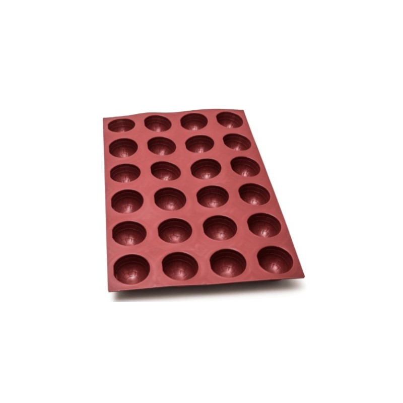 PLAQUE SILICONE 600X400 - 24 igloos Ø 70xht45 - 130ml