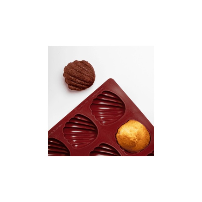 PLAQUE SILICONE 600X400 - 20 coquilles 85.3x87xht30 - 85ml