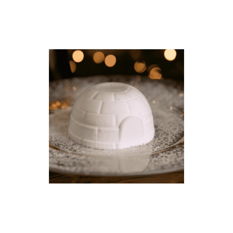 PLAQUE SILICONE 600X400 - 24 igloos Ø 70xht45 - 130ml