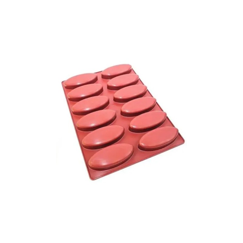 PLAQUE SILICONE 600X400 - 12 barquettes 126x51xht26 - 117ml