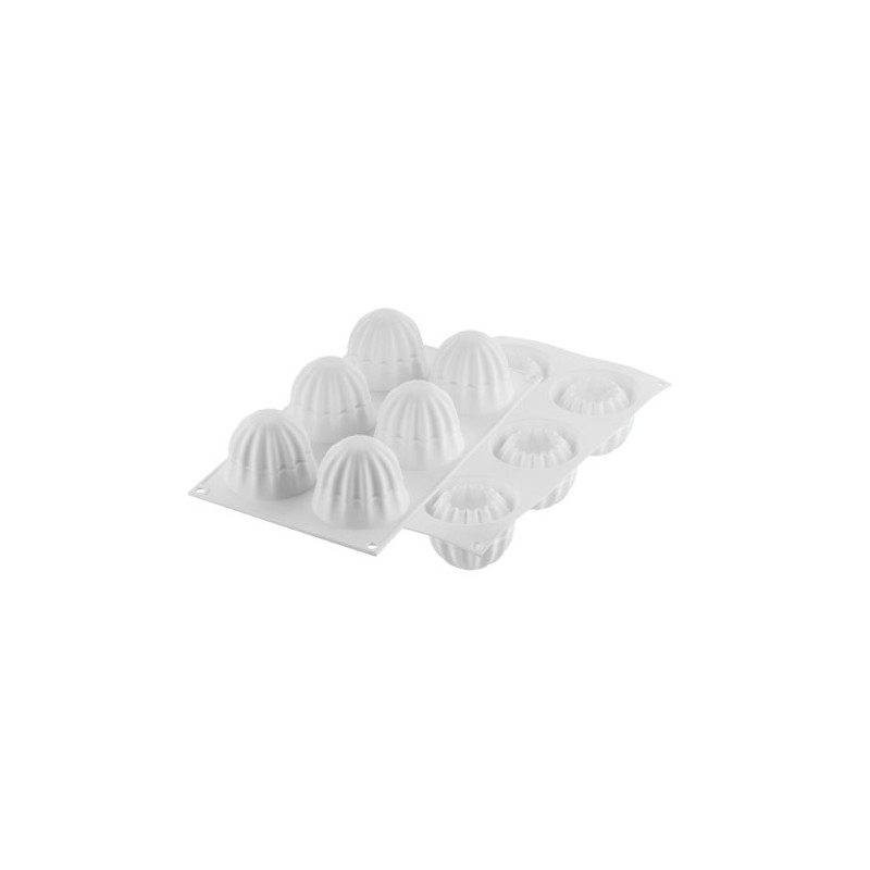 PLAQUE SILICONE 300X175 - 6 sphères supernova - Ø 64xht56 mm - 105ml