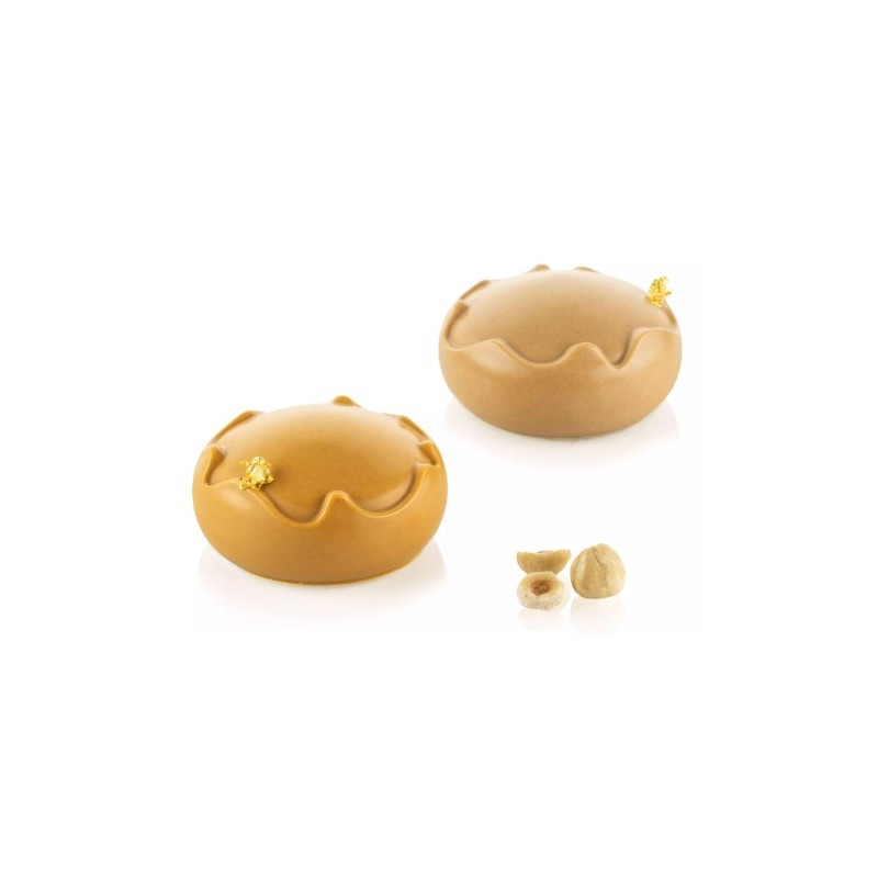 PLAQUE SILICONE 300X175 - 6 mini splash Ø 71xht36.5 mm - 110ml