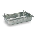 BAC GASTRO INOX PERFORE AVEC ANSES PANIER GN 1/2