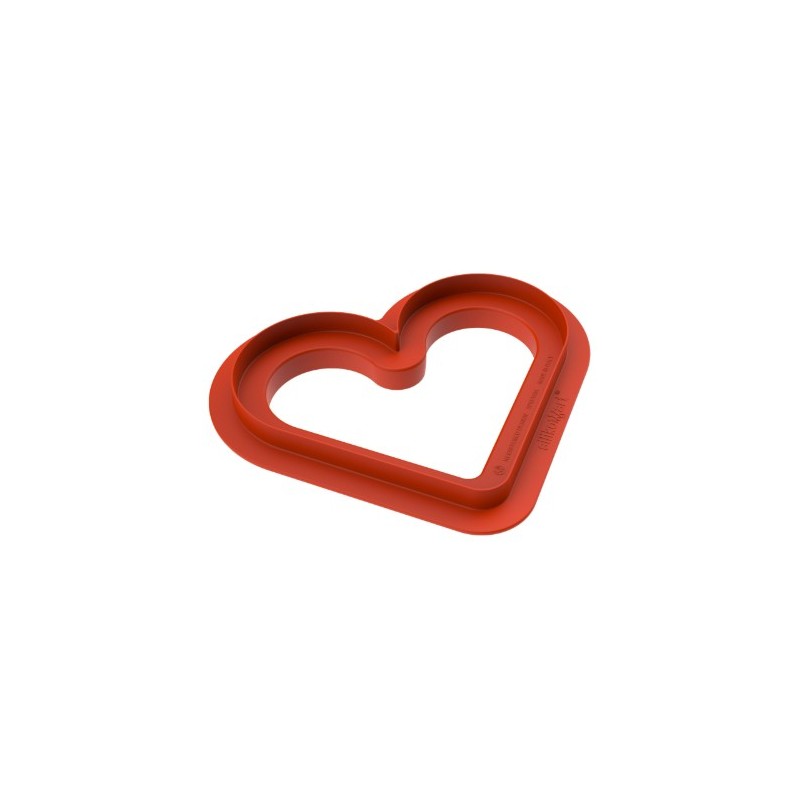 KIT MOULE SILICONE - 1 cœur level heart 210x173xht21 mm - 580ml