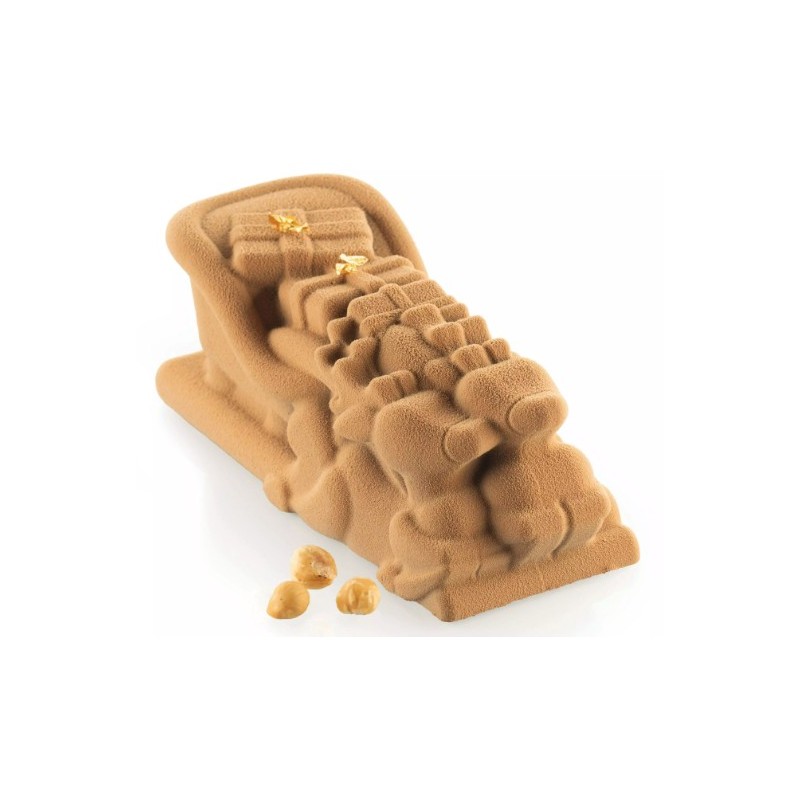 MOULE SILICONE - 1 bûche pôle nord 210x87xht80 mm - 940ml