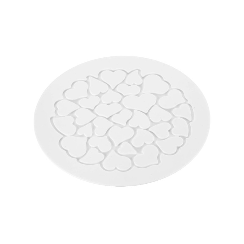 TAPIS DECOR - Cœurs love Ø 180 x ht 1.5 mm